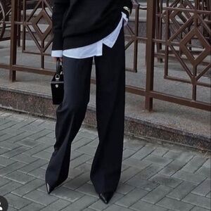 Vintage Joseph Ribkoff Black Dress Pants Large Size 10